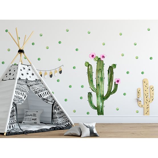 Dekorace na zeď Kaktus 02