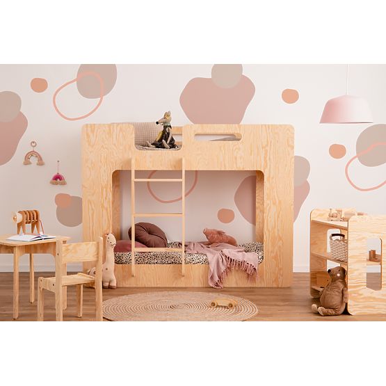 Designová patrová postel Leo