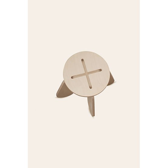 Designová židle X - natural