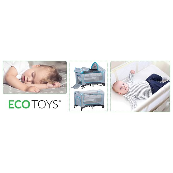 Dětská cestovní postýlka a kolébka 2v1