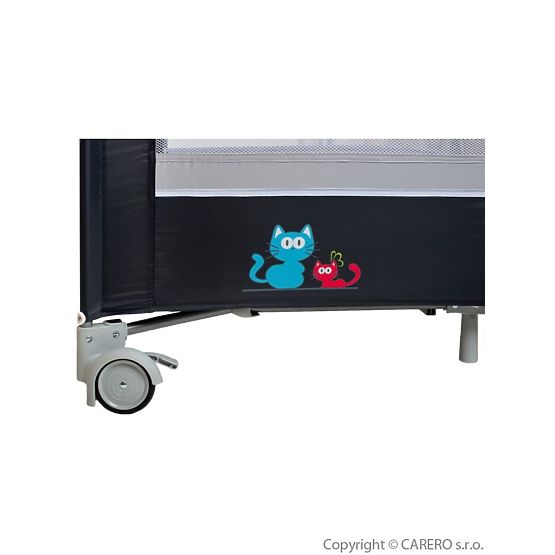 Dětská cestovní postýlka Baby Mix dark grey Šedá