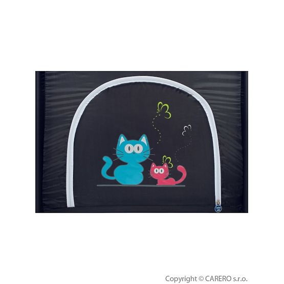 Dětská cestovní postýlka Baby Mix dark grey Šedá