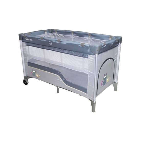 Dětská cestovní postýlka Baby Mix grey Šedá