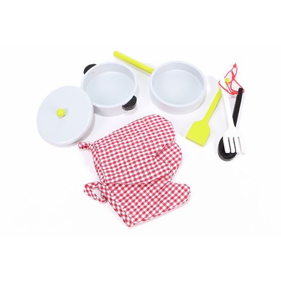 Dětská dřevěná kuchyňka s vybavením