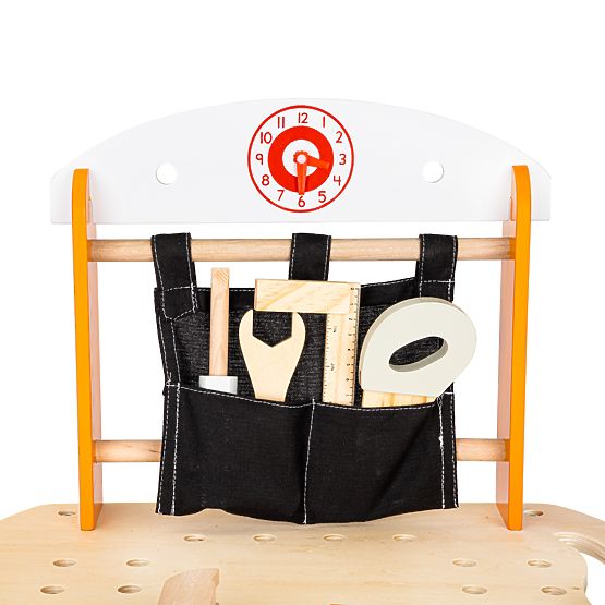 Dětská dřevěná pracovní dílna s nářadím 