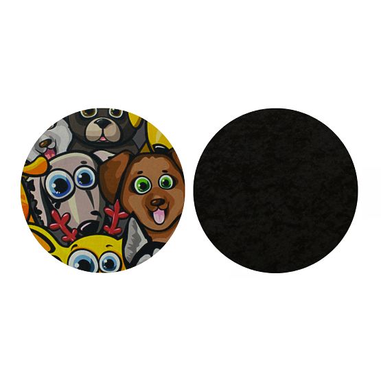 Dětská ergonomická židle k psacímu stolu upravená na výšku 119-142 cm - zvířátka