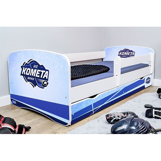Dětská hokejová postel - HC Kometa Brno