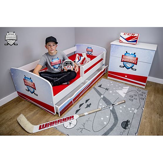Dětská hokejová postel - HC Kometa Brno