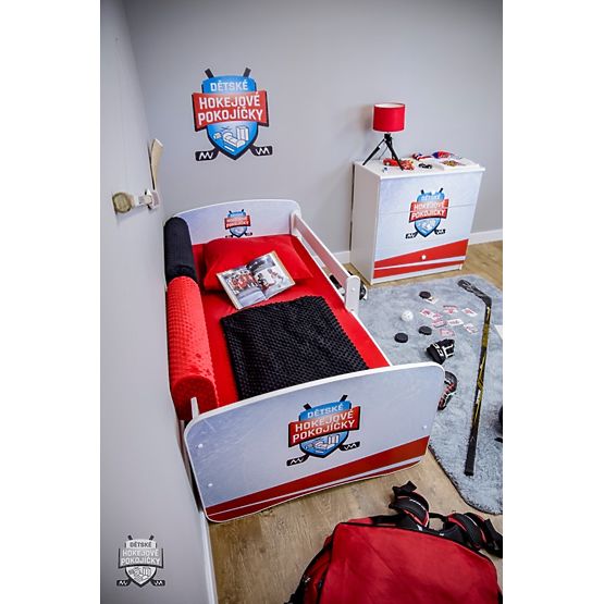 Dětská hokejová postel - HC Kometa Brno