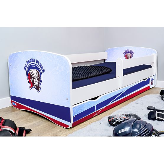 Dětská hokejová postel - HC Škoda Plzeň