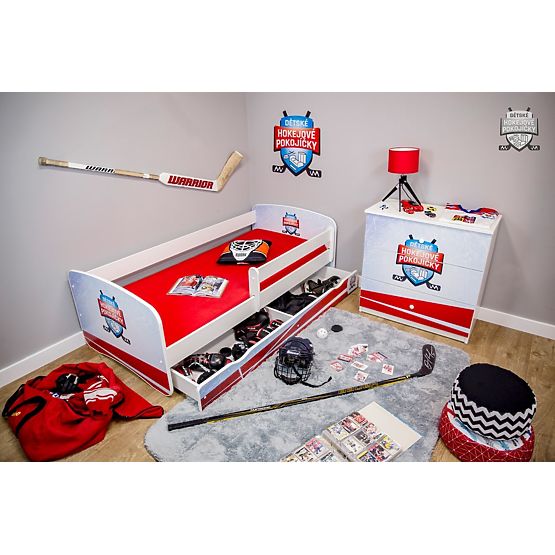 Dětská hokejová postel - HC Škoda Plzeň