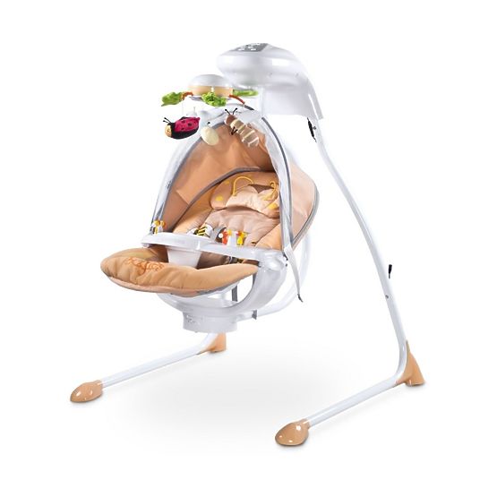Dětská houpačka CARETERO Bugies beige Béžová