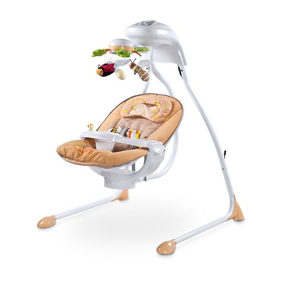 Dětská houpačka CARETERO Bugies beige Béžová