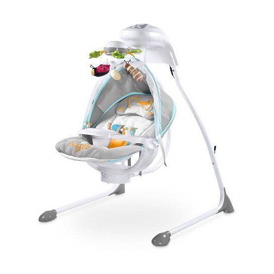 Dětská houpačka CARETERO Bugies grey Šedá