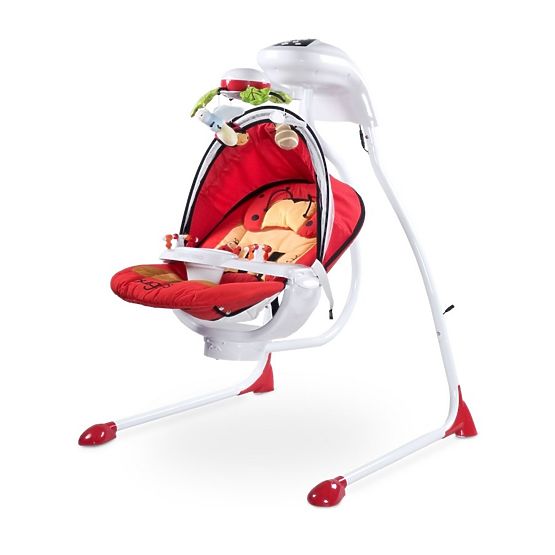 Dětská houpačka CARETERO Bugies red Červená