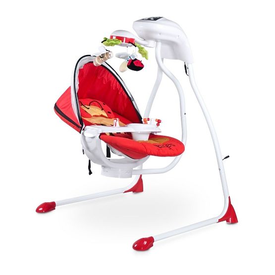 Dětská houpačka CARETERO Bugies red Červená