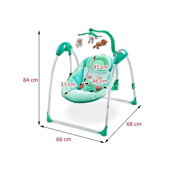 Dětská houpačka CARETERO LOOP mint Zelená