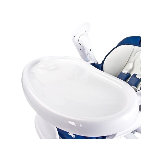 Dětská jídelní židlička 2v1 Caretero Indigo grey Šedá