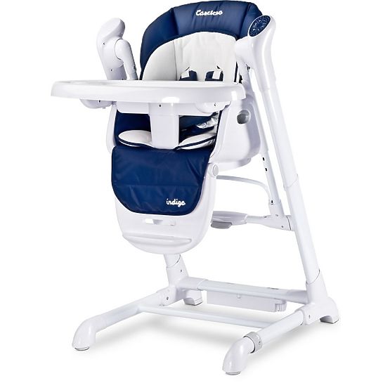 Dětská jídelní židlička 2v1 Caretero Indigo navy Modrá