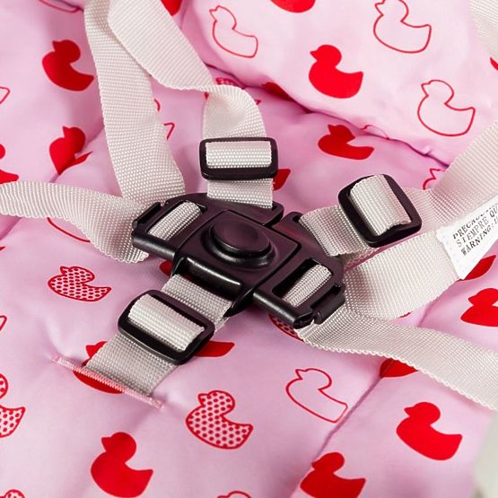 Dětská jídelní židlička 2v1 - růžová