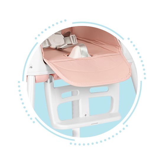 Dětská jídelní židlička 3v1 skládací ECOTOYS