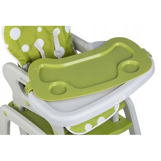 Dětská jídelní židlička 3v1 - zelená