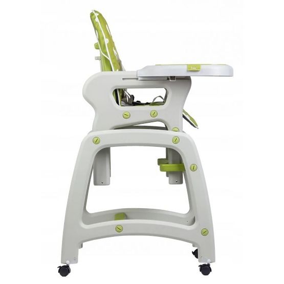 Dětská jídelní židlička 3v1 - zelená