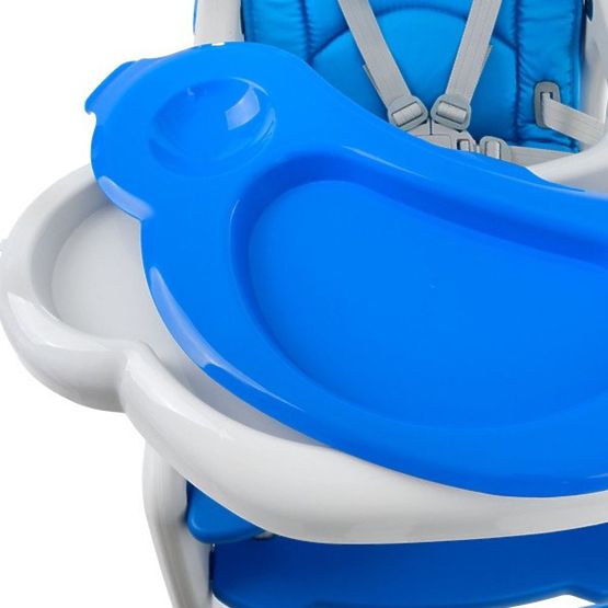 Dětská jídelní židlička Kinder - modrá