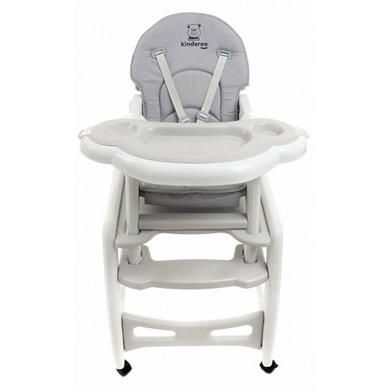 Dětská jídelní židlička Kinder - šedá