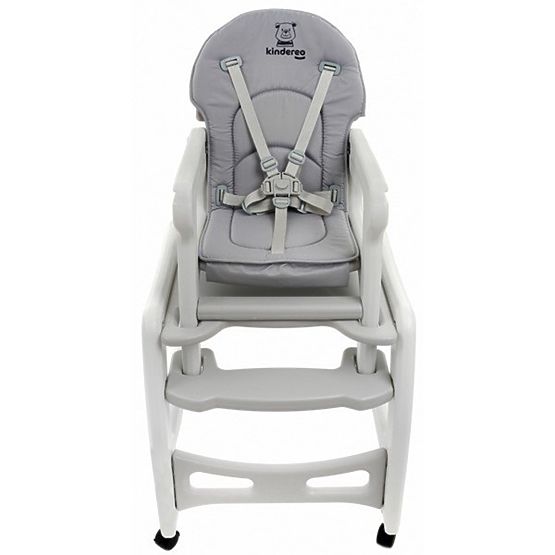 Dětská jídelní židlička Kinder - šedá