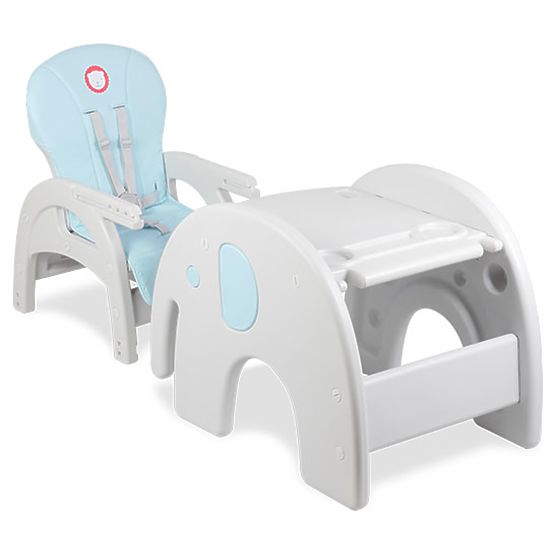 Dětská jídelní židlička LIONELO Eli modrá