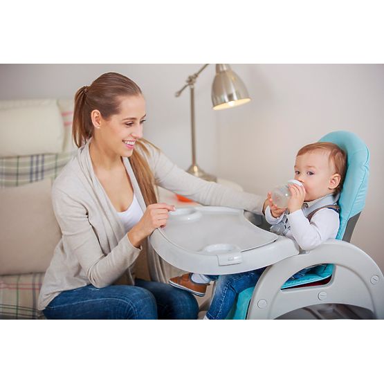 Dětská jídelní židlička LIONELO Eli růžová