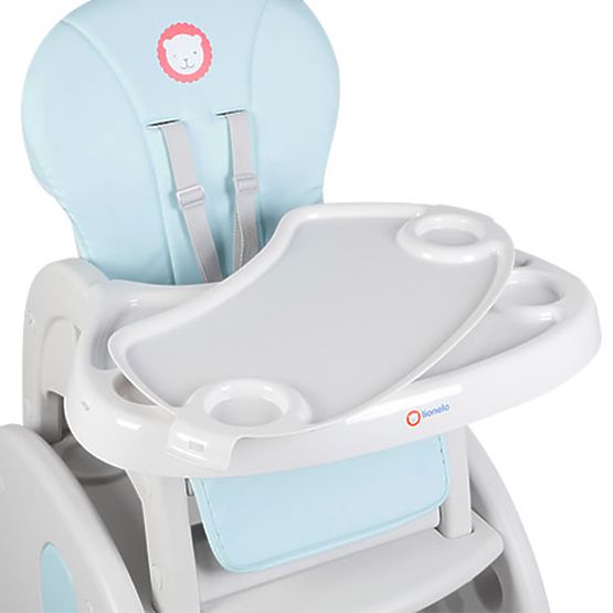 Dětská jídelní židlička LIONELO Eli šedá