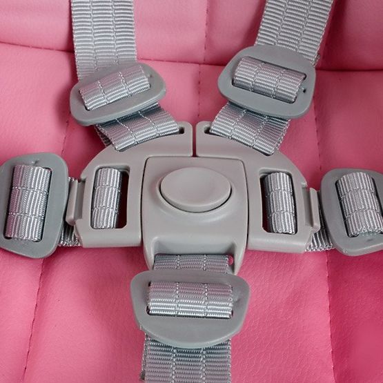 Dětská jídelní židlička Luxa - růžová