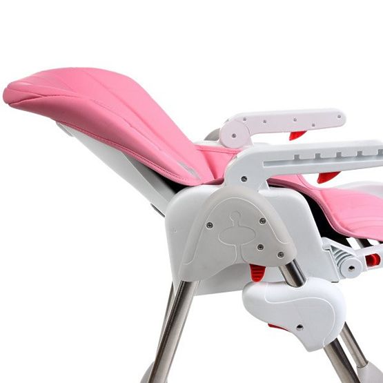 Dětská jídelní židlička Luxa - růžová
