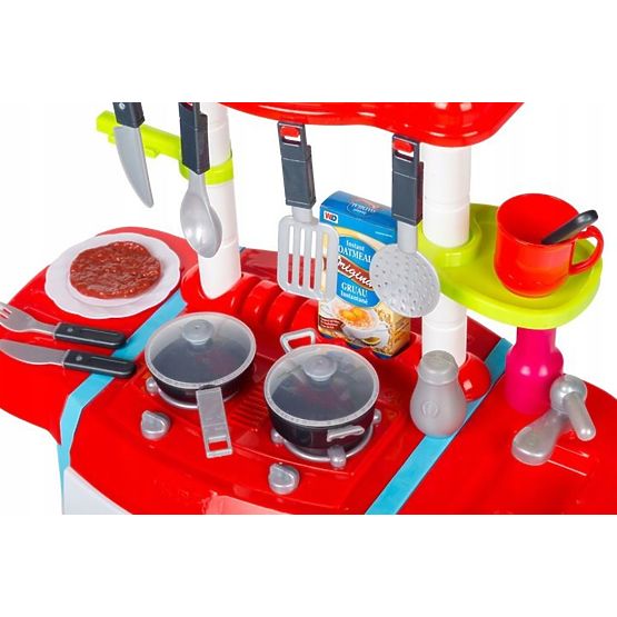 Dětská kuchyňka Happy Chef - červeno-modrá