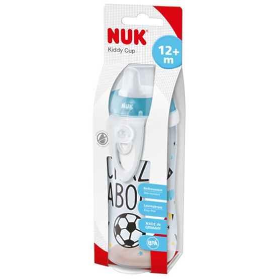Dětská láhev NUK Sports Cup Football 450 ml tyrkysová