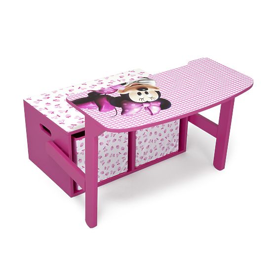 Dětská lavice s úložným prostorem Myška Minnie
