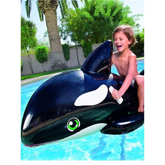 Dětská nafukovací kosatka do vody Bestway Černá
