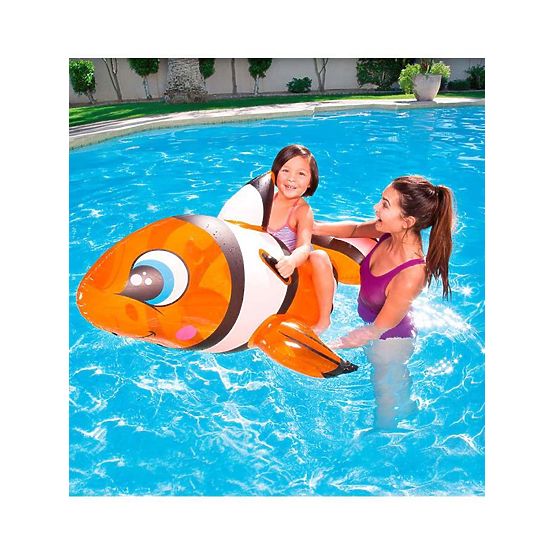 Dětská nafukovací ryba do vody Bestway Oranžová