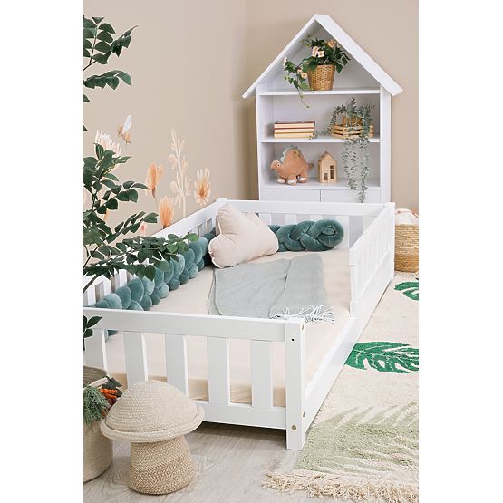 Dětská nízká postel Montessori Meadow - bílá