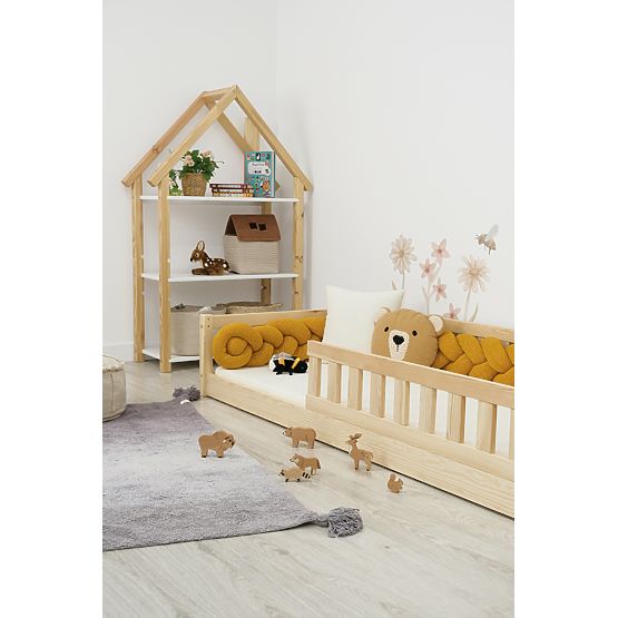 Dětská nízká postel Montessori Meadow - přírodní