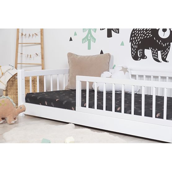 Dětská nízká postel Montessori Ourbaby - bílá