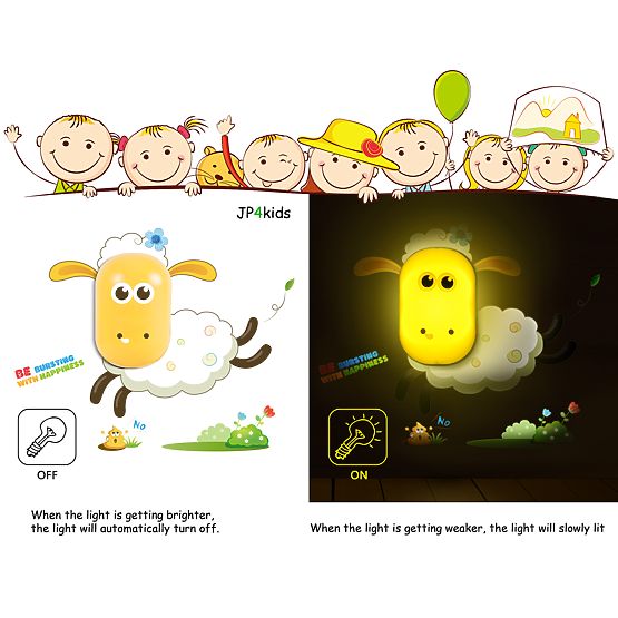 Dětská noční LED lampička - Ovečka