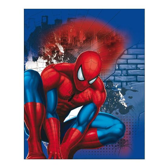 Dětská oboustranná auto deka Spiderman 120x150 cm Dle obrázku