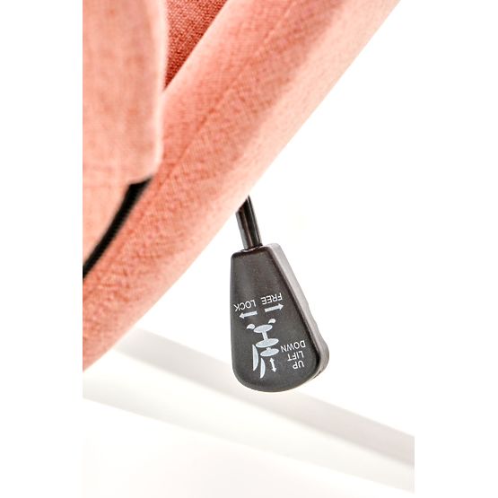 Dětská otočná židle Falcao - růžová 