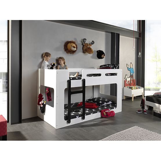 Dětská patrová postel LUCA bílá