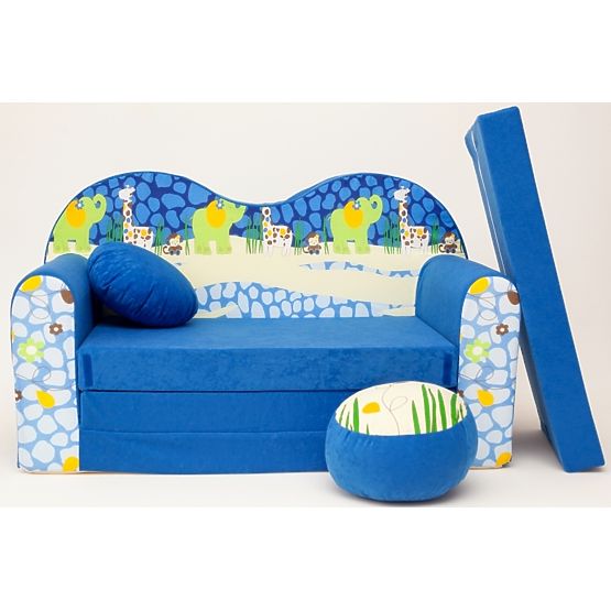 Dětská pohovka Blue Jungle