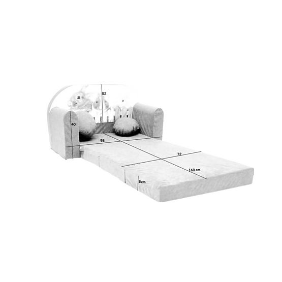 Dětská pohovka Formule  modrá