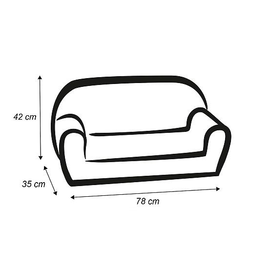 Dětská pohovka Kocour taxikář - modrá